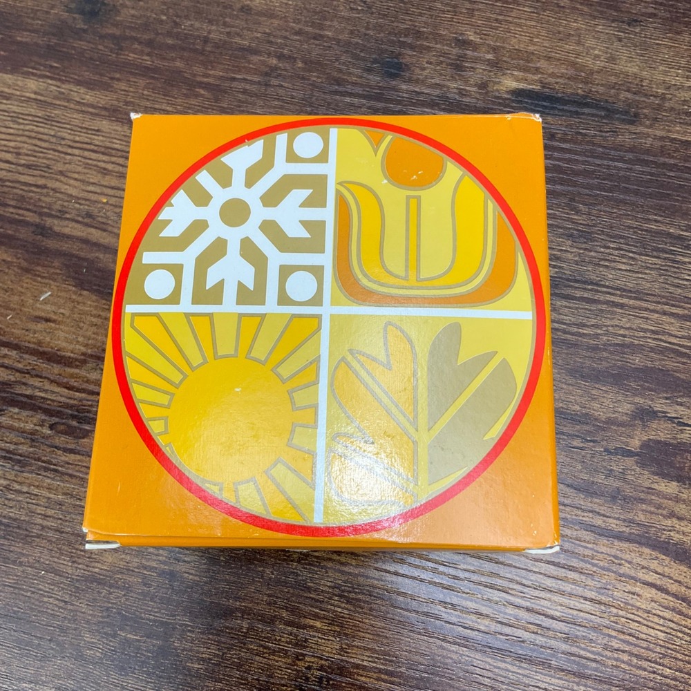 Vintage Avon Perpetual Calendar Container Soap 1980-2030‎ Decorative Duo